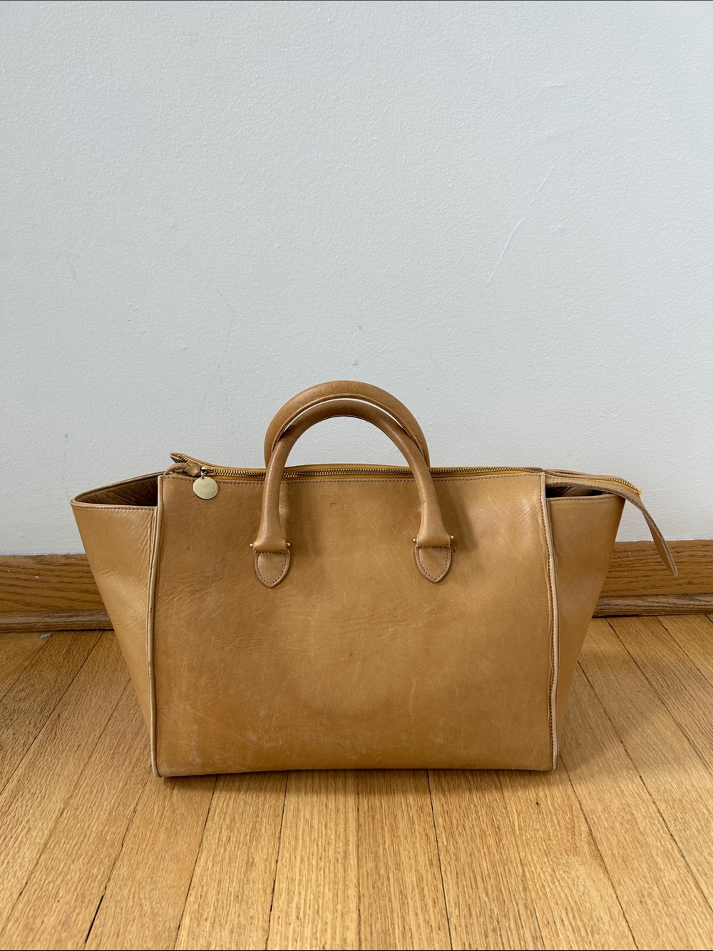 Clare V. Sandrine Satchel in Honey Tan - Picture 7 of 13